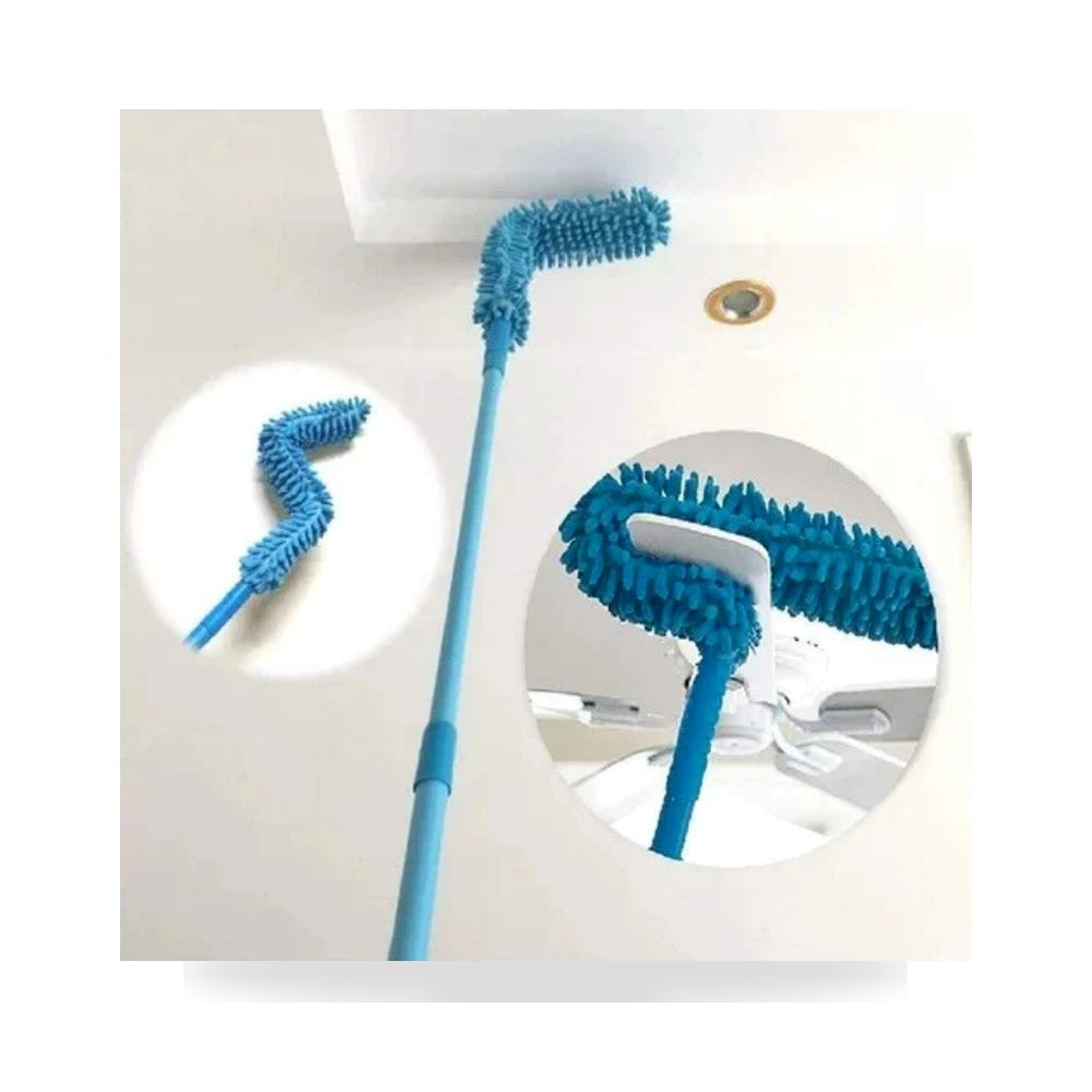 NUVIO Telescopic Ceiling Fan & High Ceiling Duster Cleaner with Bendable Head