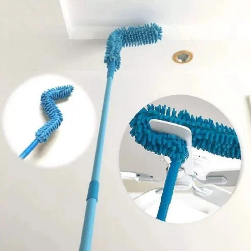 NUVIO Telescopic Ceiling Fan & High Ceiling Duster Cleaner with Bendable Head