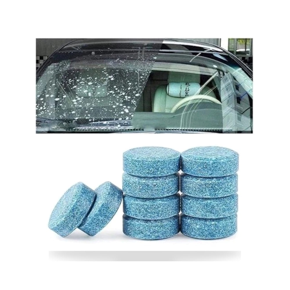 NUVIO Solid Effervescent Windshield & Car Wash Cleaner Tablets (Pack of 20)